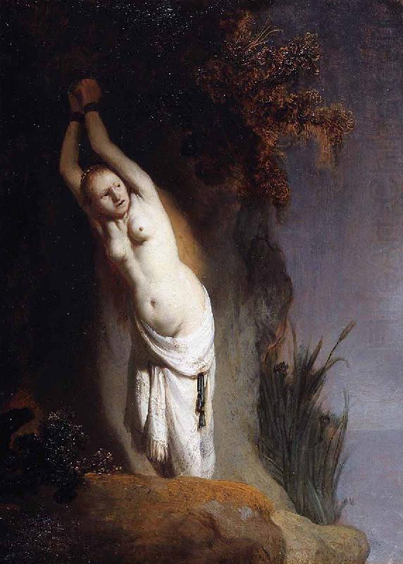 Rembrandt Peale Andromeda Chained to the Rocks oil painting picture